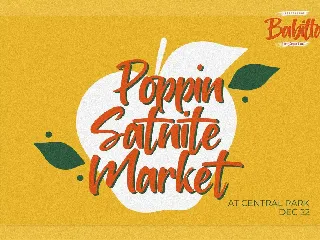 Babitta - Fun Brush Font