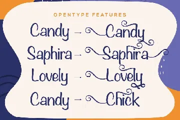 Candy Yefumy - Playful Display Font