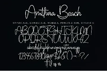 Amttura Beach font