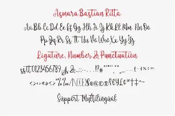 Asmara Basstian Ritta - A Duo Font