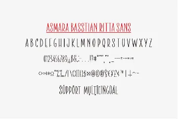 Asmara Basstian Ritta - A Duo Font