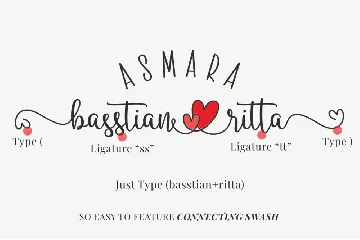 Asmara Basstian Ritta - A Duo Font