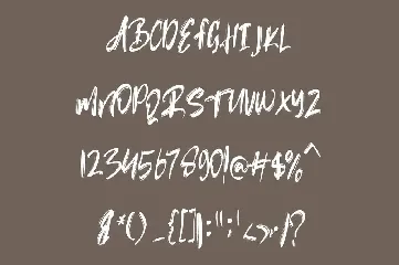 Rubinkey Rough Font