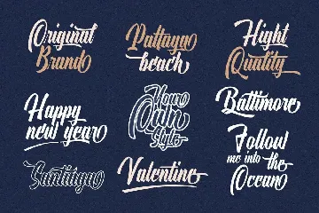 Onthel - Bold Script font