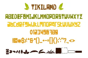 Tikiland - Fun Unique Display Font