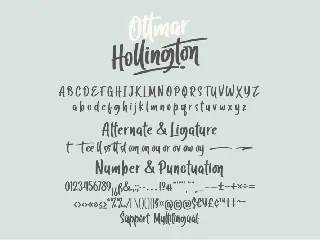 Ottmar Hallington - A Script Font