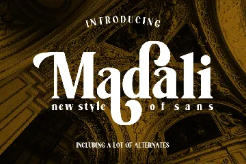 Madali Serif Stylish font