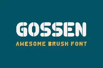 Gossen - Modern Sans Serif font