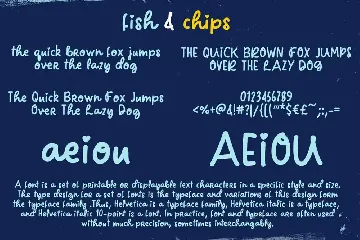 Fish and Chips Script Font