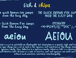 Fish and Chips Script Font