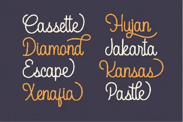 Acapela Script font