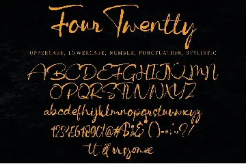 Four Twentty font