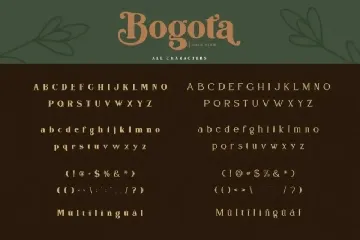 Bogota font