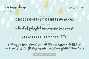 Rainy Day Brush Font