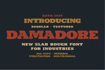 Damadore font