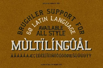 Brughler - Vintage Serif Display font