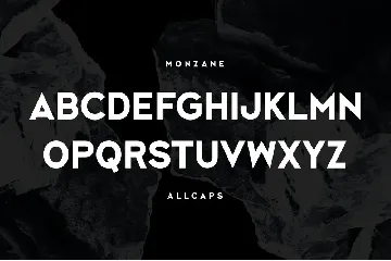 Monzane font