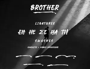 Brother - Brush Font