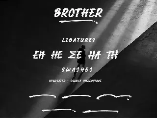 Brother - Brush Font