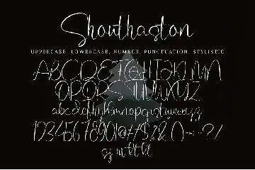 Shouthaston font