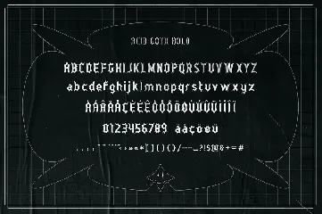 Acid Goth - Font Family