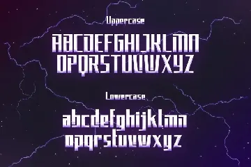 Elecstrom â€“ Storm Display Font