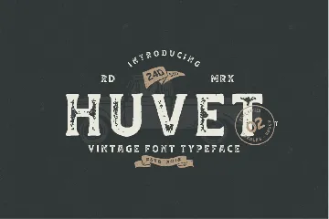 Huvet font