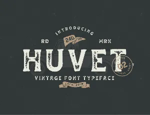 Huvet font