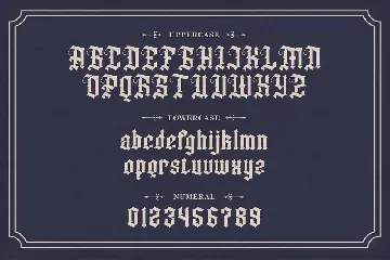 Dutch Brigade â€“ Modern Blackletter Typeface font