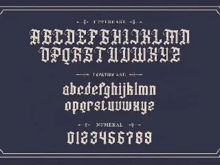 Dutch Brigade â€“ Modern Blackletter Typeface font