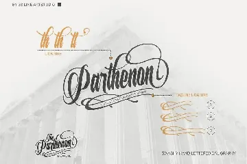 The Parthenon font