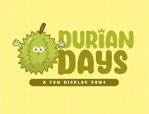 Durian Days font