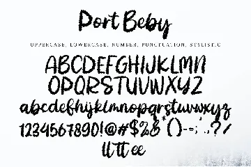 Port Beby font