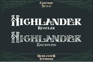 Highlander font