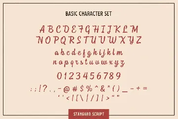 Stangard font