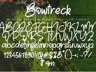 Bhowtreck font