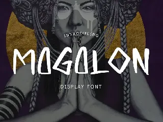 Magalon Unique Display Font