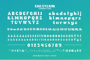 Chesterin font