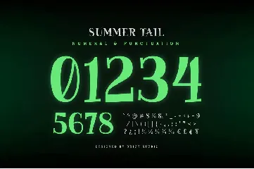 Summer Tail font