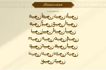 Mushym Arabic Typeface font