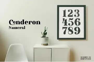 Conderon font