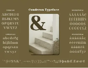 Conderon font