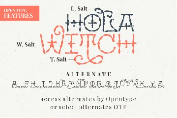 Hola Witch - A Display Font