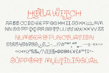 Hola Witch - A Display Font