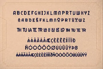 Milerian Glothic Modern Art Deco Font