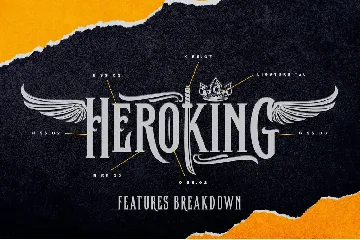 The Hero King Typeface font