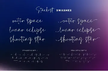 Stardust font