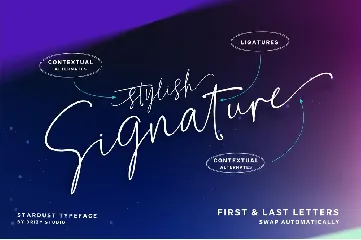 Stardust font