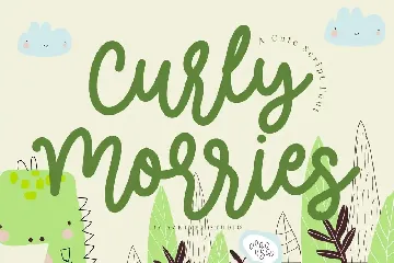 Curly Morries font