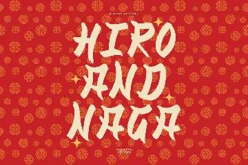 Hiro and Naga font